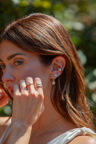 SHAPE EARRINGS - PEAR