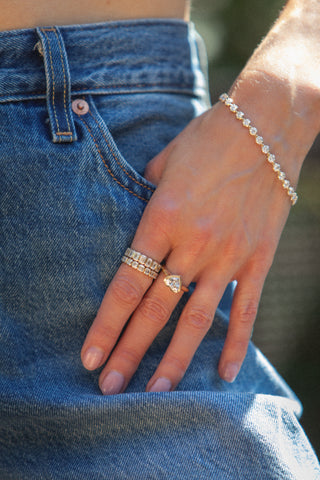 SHAPE BAND - EMERALD CUT BIG