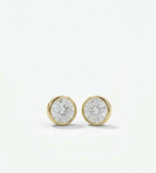 BRITTANY BEZEL EARRINGS