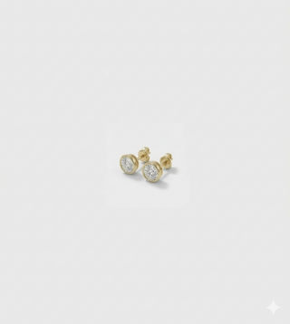 BRITTANY BEZEL EARRINGS