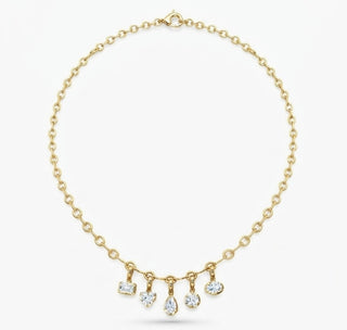 MULHOLLAND MULTI SHAPE CHARM NECKLACE