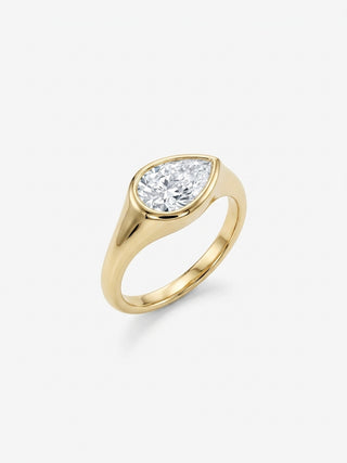 PEAR PINKY RING