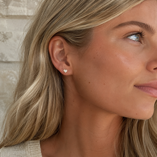 HARLOW HEART STUDS